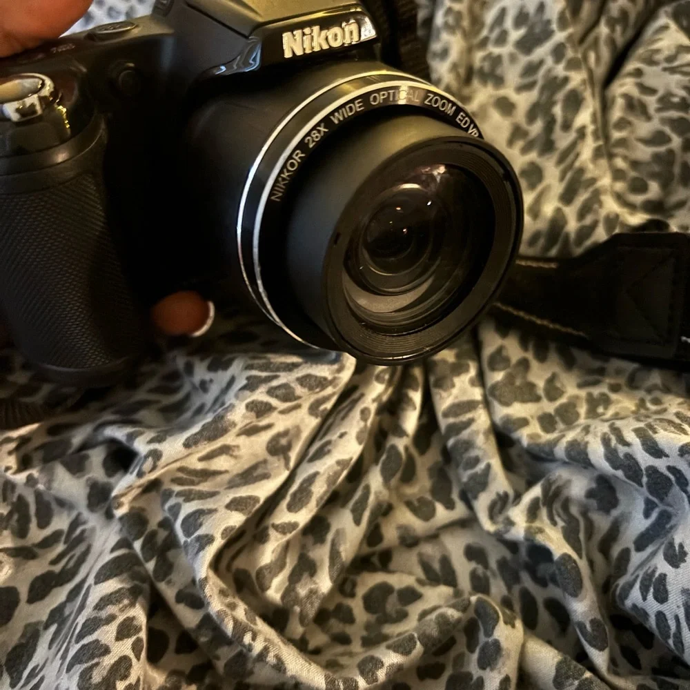 Nikon Black Digital Camera with Zoom Lens